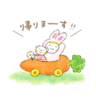 仲良しともだち はるちゃんとふうくんの春 | LINEスタンプ | kazue