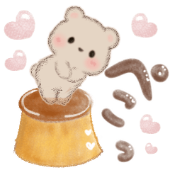 ミルクチーくまちゃん♡毎日使える敬語 | LINEスタンプ | ちゃとらん